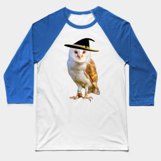 Wizard Barn Owl Baseball T-Shirt